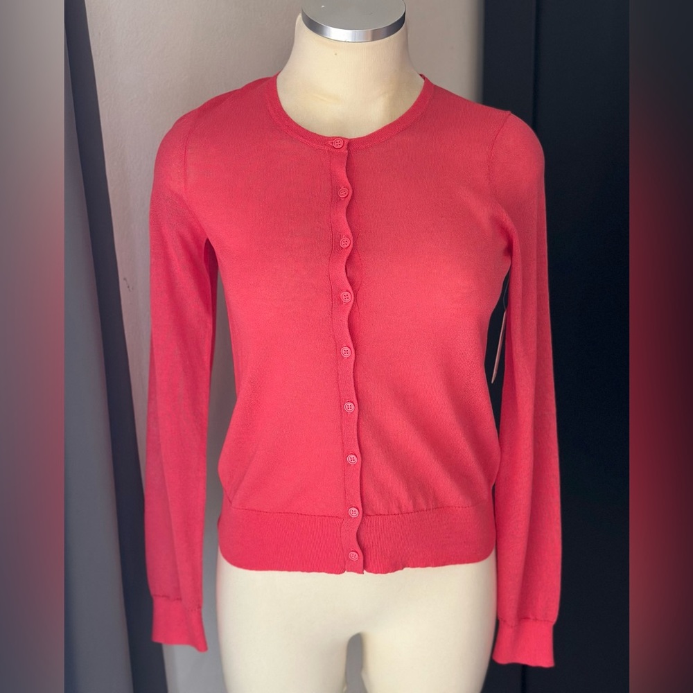 Anthropologie Fitted Sheer Cardigan